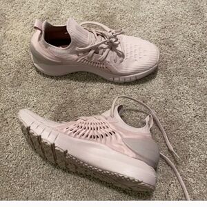 Under armour hovr blush pink shoes